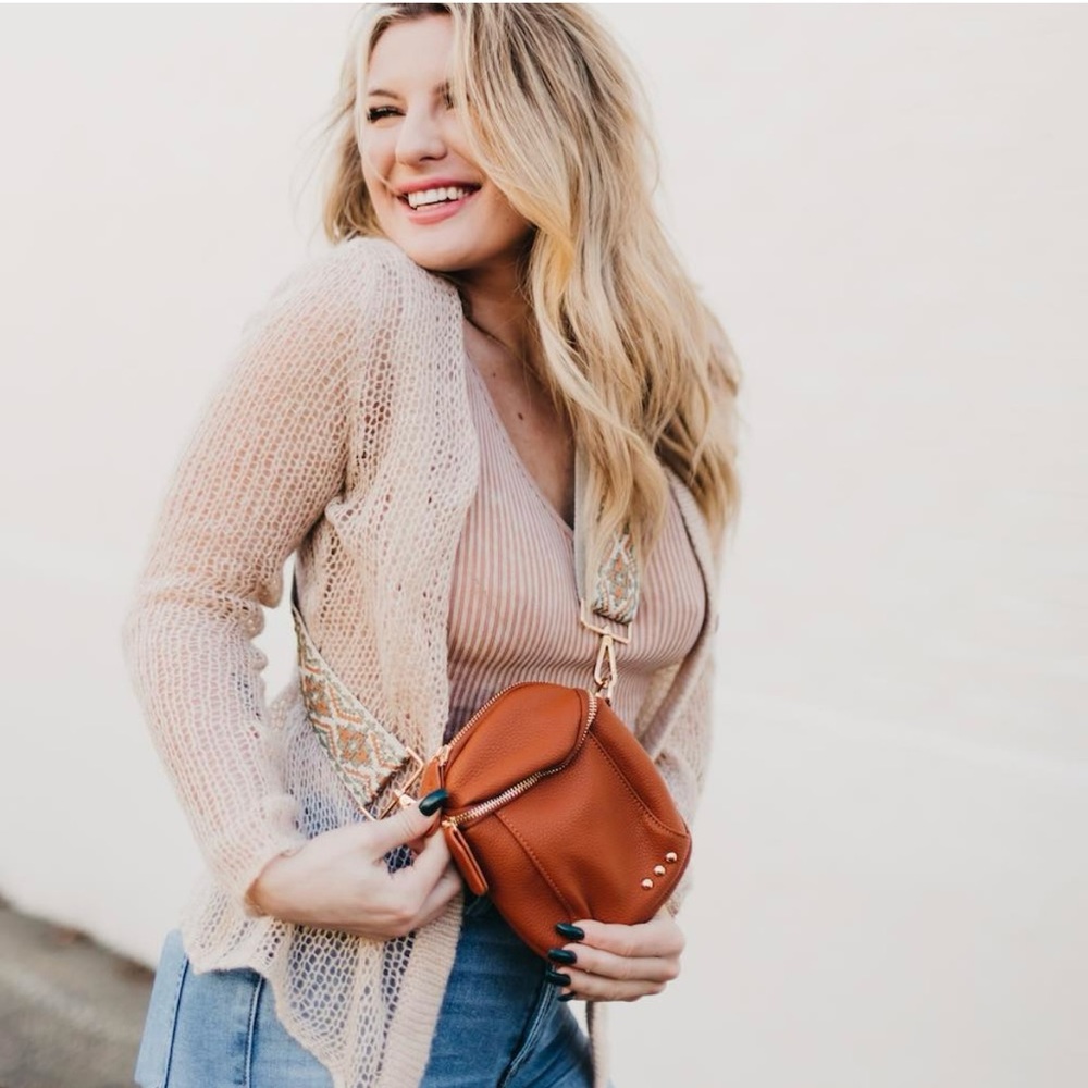 Pretty Simple ELLIE CROSSBODY BAG, Brown